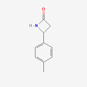 molecular formula C10H11NO B1625620 4-(4-甲苯基)氮杂环-2-酮 CAS No. 21161-19-3