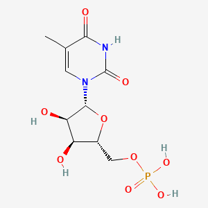 molecular formula C10H15N2O9P B1625621 5-Methyluridine 5'-monophosphate CAS No. 3590-47-4