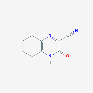B162564 3-Oxo-3,4,5,6,7,8-hexahydroquinoxaline-2-carbonitrile CAS No. 130647-45-9