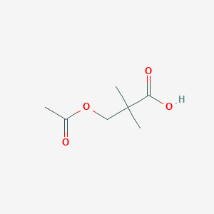 B1625641 3-(Acetyloxy)-2,2-dimethylpropanoic acid CAS No. 2843-16-5