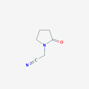 molecular formula C6H8N2O B1625645 2-(2-氧代吡咯烷-1-基)乙腈 CAS No. 57275-83-9