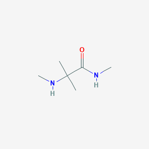 B1625648 Propanamide, N,2-dimethyl-2-(methylamino)- CAS No. 88876-37-3