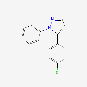 B1625649 5-(4-Chlorophenyl)-1-phenyl-1H-pyrazole CAS No. 33064-23-2