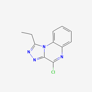 B1625653 4-Chloro-1-ethyl-[1,2,4]triazolo[4,3-a]quinoxaline CAS No. 91895-40-8