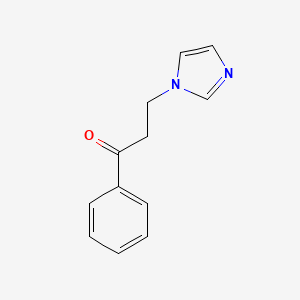 molecular formula C12H12N2O B1625659 3-(1H-imidazol-1-yl)-1-phenylpropan-1-one CAS No. 28918-16-3
