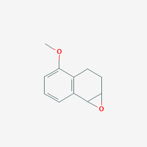 molecular formula C11H12O2 B1625663 4-Methoxy-1a,2,3,7b-tetrahydro-1-oxa-cyclopropa[a]naphthalene CAS No. 95838-85-0