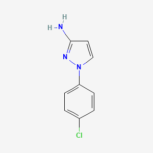 molecular formula C9H8ClN3 B1625664 1-(4-chlorophenyl)-1H-pyrazol-3-amine CAS No. 66000-39-3