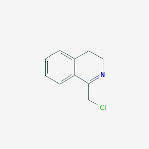 molecular formula C10H10ClN B1625669 1-(Chloromethyl)-3,4-dihydroisoquinoline CAS No. 36177-79-4