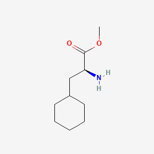molecular formula C10H19NO2 B1625673 (S)-Methyl 2-amino-3-cyclohexylpropanoate CAS No. 40056-18-6