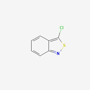 molecular formula C7H4ClNS B1625694 3-Chloro-2,1-benzothiazole CAS No. 34231-96-4