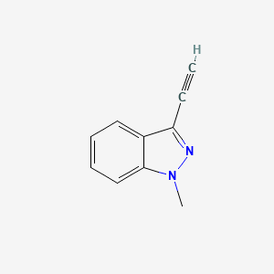 molecular formula C10H8N2 B1625697 3-Ethynyl-1-methylindazole CAS No. 58536-59-7