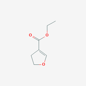molecular formula C7H10O3 B1625698 Ethyl 2,3-dihydro-4-furoate CAS No. 53750-82-6