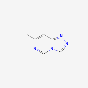 molecular formula C6H6N4 B1625701 7-Methyl-[1,2,4]triazolo[4,3-c]pyrimidine CAS No. 69141-72-6