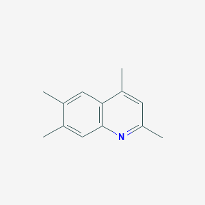 molecular formula C13H15N B1625702 2,4,6,7-Tetramethylquinoline CAS No. 72681-40-4