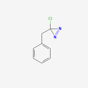 molecular formula C8H7ClN2 B1625707 3-Benzyl-3-chloro-3H-diazirine CAS No. 88211-05-6