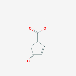 molecular formula C7H8O3 B1625724 4-氧代环戊-2-烯羧酸甲酯 CAS No. 59895-12-4