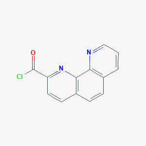 molecular formula C13H7ClN2O B1625728 1,10-Phenanthroline-2-carbonyl chloride CAS No. 57154-80-0