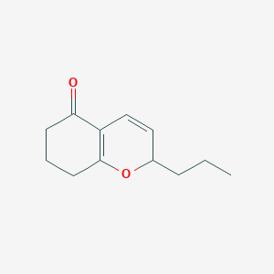 molecular formula C12H16O2 B1625738 2-Propyl-2,6,7,8-tetrahydro-chromen-5-one CAS No. 234774-56-2
