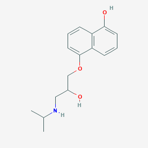 molecular formula C16H21NO3 B162574 5-Hydroxy Propranolol CAS No. 81907-82-6