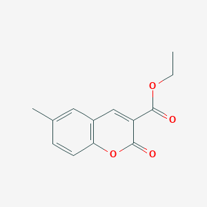 molecular formula C13H12O4 B1625743 6-甲基-2-氧代-2H-色烯-3-羧酸乙酯 CAS No. 54396-24-6