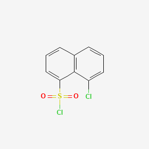 molecular formula C10H6Cl2O2S B1625746 1-Naphthalenesulfonyl chloride, 8-chloro- CAS No. 82-74-6