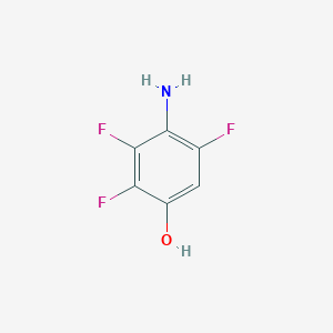 molecular formula C6H4F3NO B162575 4-Amino-2,3,5-trifluorophenol CAS No. 135086-77-0