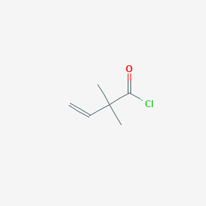 molecular formula C6H9ClO B1625750 2,2-Dimethylbut-3-enoyl chloride CAS No. 57690-96-7