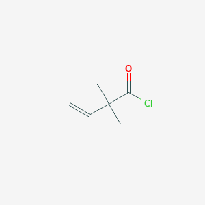 B1625750 2,2-Dimethylbut-3-enoyl chloride CAS No. 57690-96-7