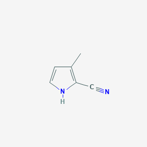molecular formula C6H6N2 B1625753 3-Methyl-1H-pyrrole-2-carbonitrile CAS No. 24014-22-0