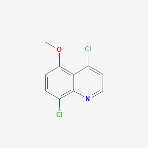 molecular formula C10H7Cl2NO B1625763 4,8-Dichloro-5-methoxyquinoline CAS No. 63010-44-6