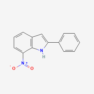 molecular formula C14H10N2O2 B1625764 7-nitro-2-phenyl-1H-Indole CAS No. 64890-06-8