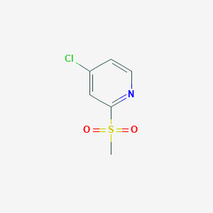 molecular formula C6H6ClNO2S B1625782 4-氯-2-(甲磺酰基)吡啶 CAS No. 66154-70-9