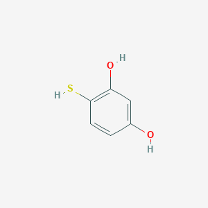 molecular formula C6H6O2S B1625785 4-Mercaptobenzene-1,3-Diol CAS No. 2553-70-0