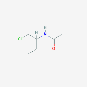 molecular formula C6H12ClNO B1625805 N-(1-Chlorobutan-2-yl)acetamide CAS No. 59173-61-4