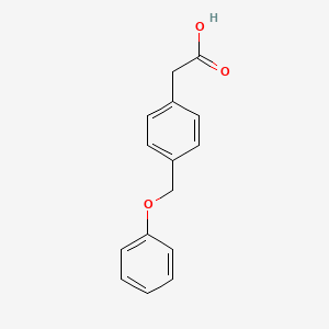 molecular formula C15H14O3 B1625808 4-(苯氧甲基)苯乙酸 CAS No. 344349-71-9