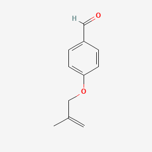 molecular formula C11H12O2 B1625834 4-[(2-甲基-2-丙烯-1-基)氧基]苯甲醛 CAS No. 38002-91-4
