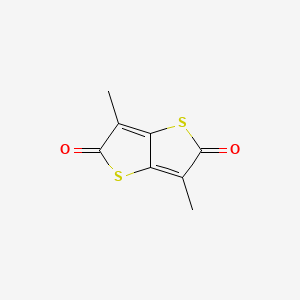 molecular formula C8H6O2S2 B1625847 3,6-Dimethylthieno[3,2-b]thiophene-2,5-dione CAS No. 64942-17-2