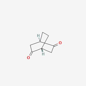 molecular formula C8H10O2 B1625854 (1R,4R)-二环[2.2.2]辛烷-2,5-二酮 CAS No. 76478-53-0