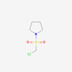 molecular formula C5H10ClNO2S B1625859 1-((氯甲基)磺酰)吡咯烷 CAS No. 98069-37-5