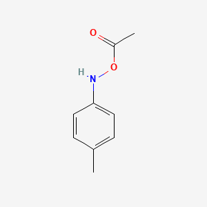 molecular formula C9H11NO2 B1625861 1-[(4-Methylanilino)oxy]ethan-1-one CAS No. 126875-83-0