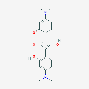 molecular formula C20H20N2O4 B1625865 (6Z)-3-(dimethylamino)-6-[3-[4-(dimethylamino)-2-hydroxyphenyl]-2-hydroxy-4-oxocyclobut-2-en-1-ylidene]cyclohexa-2,4-dien-1-one CAS No. 63842-83-1