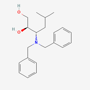 (2R,3S)-3-Dibenzylamino-5-methylhexane-1,2-diol