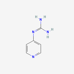 molecular formula C6H8N4 B1625877 N-Pyridin-4-yl-guanidine CAS No. 425376-94-9