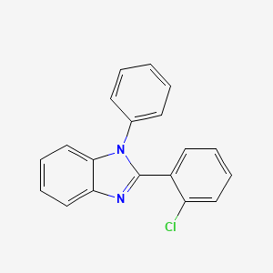 molecular formula C19H13ClN2 B1625881 2-(2-Chlorophenyl)-1-phenyl-1H-benzo[d]imidazole CAS No. 57492-47-4