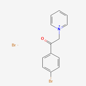 molecular formula C13H11Br2NO B1625882 1-[2-(4-Bromophenyl)-2-oxoethyl]pyridin-1-ium bromide CAS No. 17282-37-0