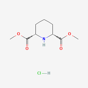 molecular formula C9H16ClNO4 B1625888 cis-Dimethyl piperidine-2,6-dicarboxylate hydrochloride CAS No. 59234-48-9