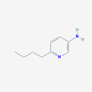 molecular formula C9H14N2 B1625891 3-Pyridinamine, 6-butyl- CAS No. 30683-12-6