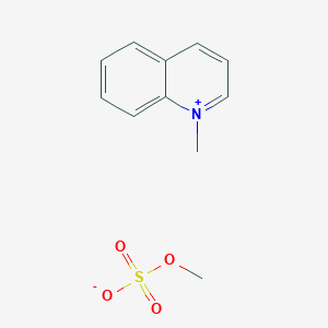 molecular formula C11H13NO4S B1625899 1-甲基喹啉甲基硫酸盐 CAS No. 38746-10-0