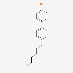 molecular formula C18H21B B1625903 4-Bromo-4'-hexyl-1,1'-biphenyl CAS No. 63619-60-3
