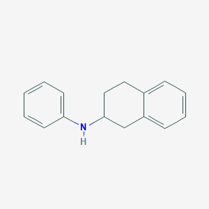 molecular formula C16H17N B1625904 N-Phenyl-1,2,3,4-tetrahydro-2-aminonaphthalene CAS No. 33816-55-6